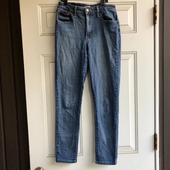 [Women W29] LEVIS Levi's 721 HIGH RISE SKINNY Jeans Blue Stretch Denim - Picture 1 of 9